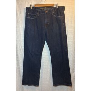Men's‎ 36/30 (27") American Eagle Classic Bootcut Dark Wash Jeans EUC!